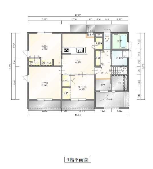 中古：天童市小関（二世帯住宅）画像